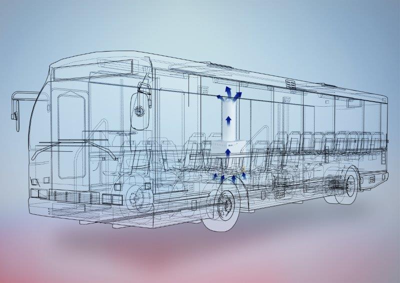 Airflow simulation using Blue.care. Image provided by Hengst Asia  Pacific Pte Ltd