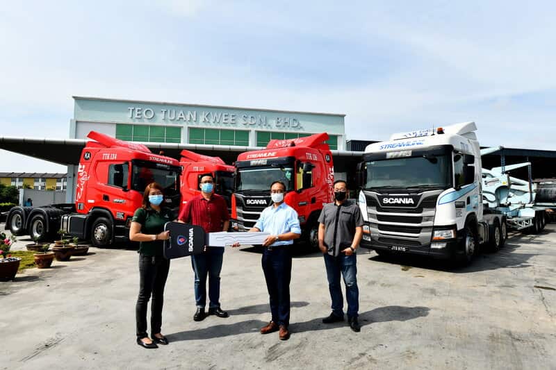 TTK Mengurangkan Jejak Karbon Dengan Scania Ecolution Melalui Pembelian 10 New Truck Generation