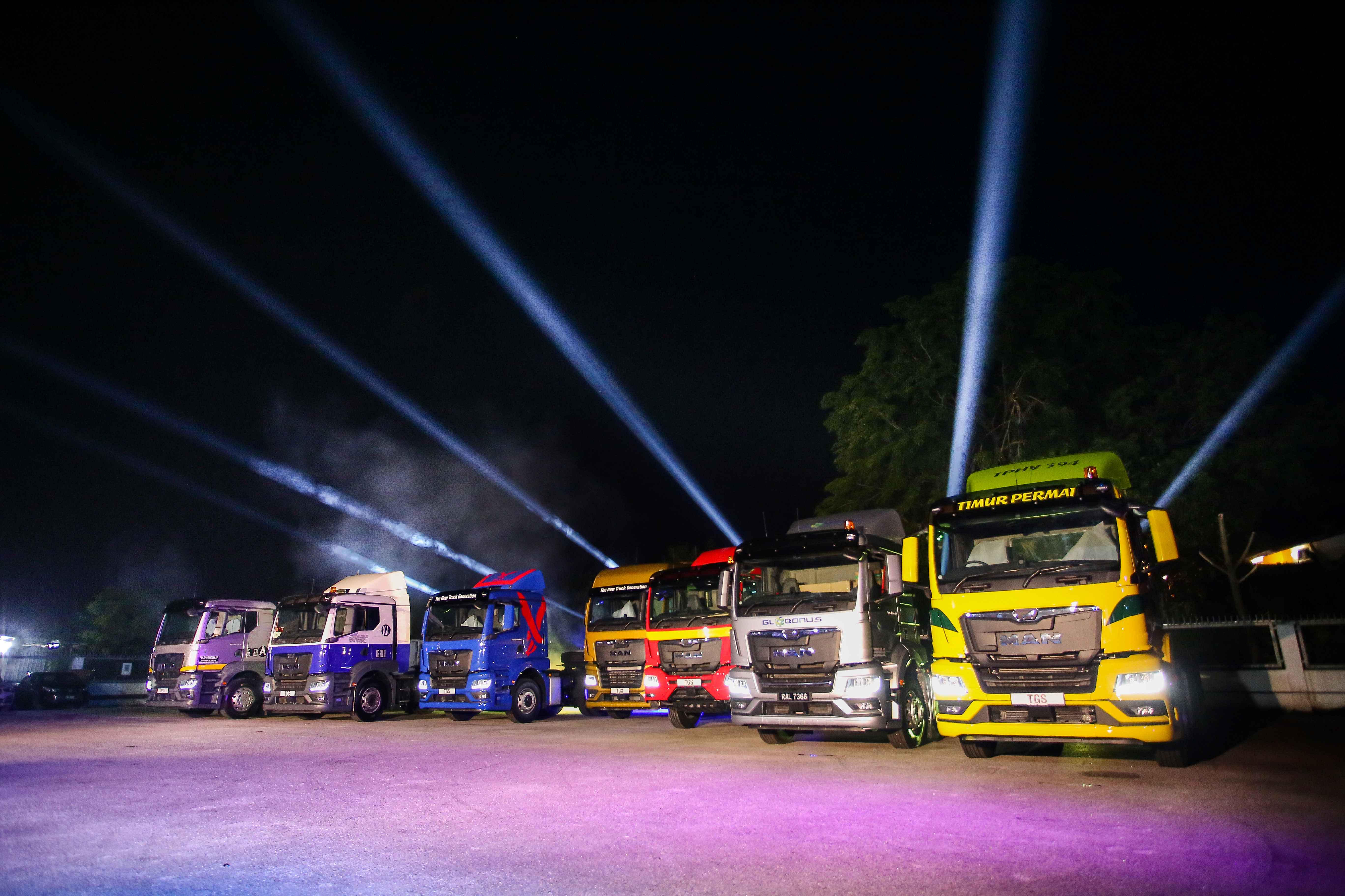 First batch of New MAN Truck Generation with Euro V Engines Now on Malaysian Roads