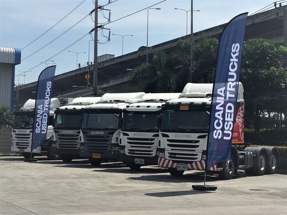 รถบรรทุกมือสองสแกนเนียเติบโตต่อเนื่อง / Scania Used Trucks