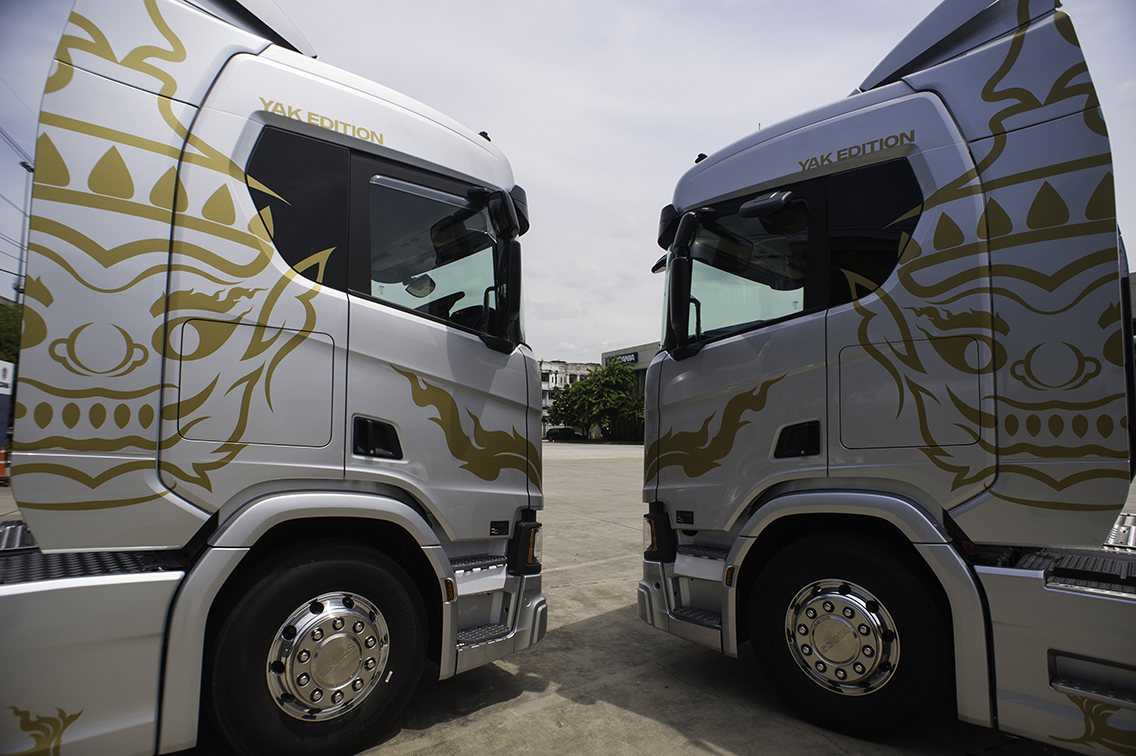 Scania R 410 A6x2NA YAK Edition ฉลอง 35 ปี สแกนเนีย สยาม ทำตลาดในประเทศไทย