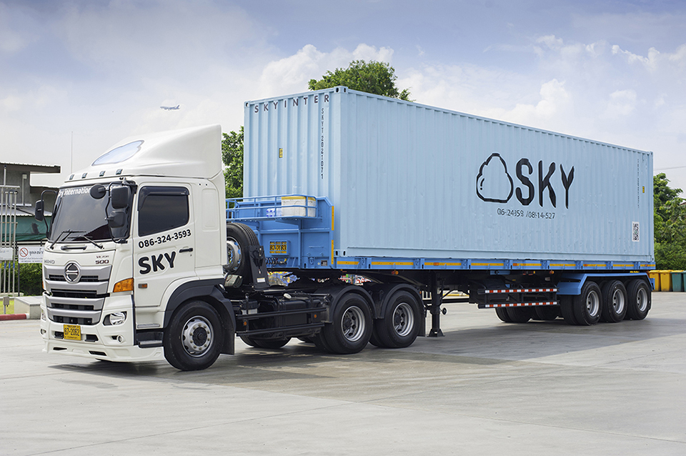 SKY International Transport บริการขนส่ง และขนถ่าย สินค้าข้ามแดน Cambodia Laos Myanmar Vietnam